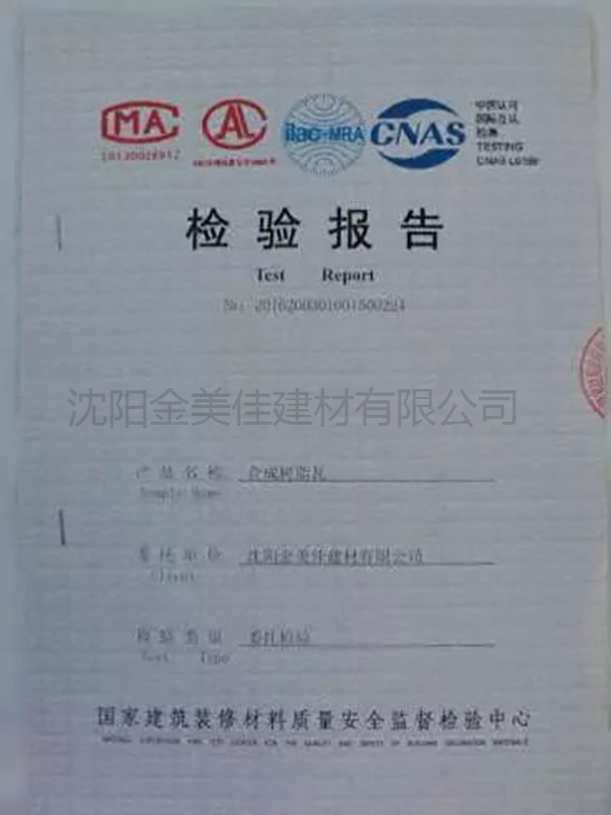 檢驗報告